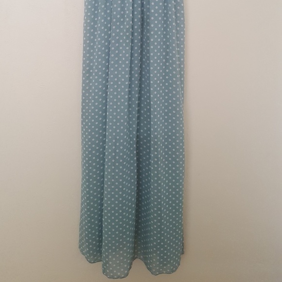 Floor length polka dot dress - Picture 3 of 4